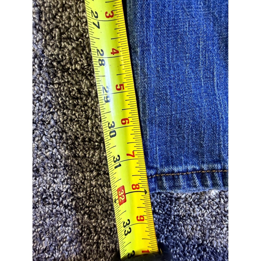 Wrangler Retro Relaxed Boot Jeans Mens 38x36 Blue Whiskered Denim Cotton Stretch - Picture 11 of 15